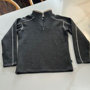 Kuhl Charcoal Quarter-Zip Fleece Pullover